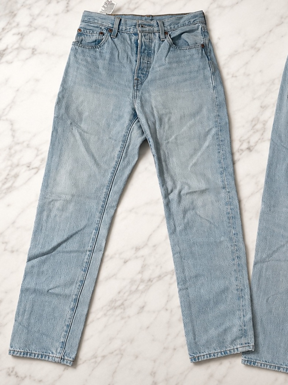 Levi 501 Light Wash Straight Leg Jeans - Levi's Style